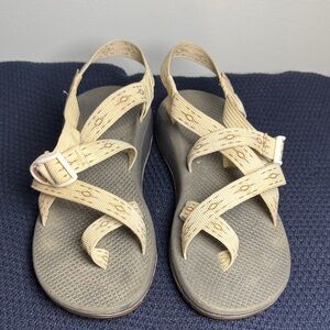 Chaco Beige and Gray/brown Women's Sandals